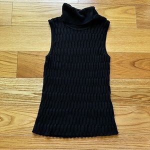 Eva Mendes New York and Company Sleeveless High Neck Sweater